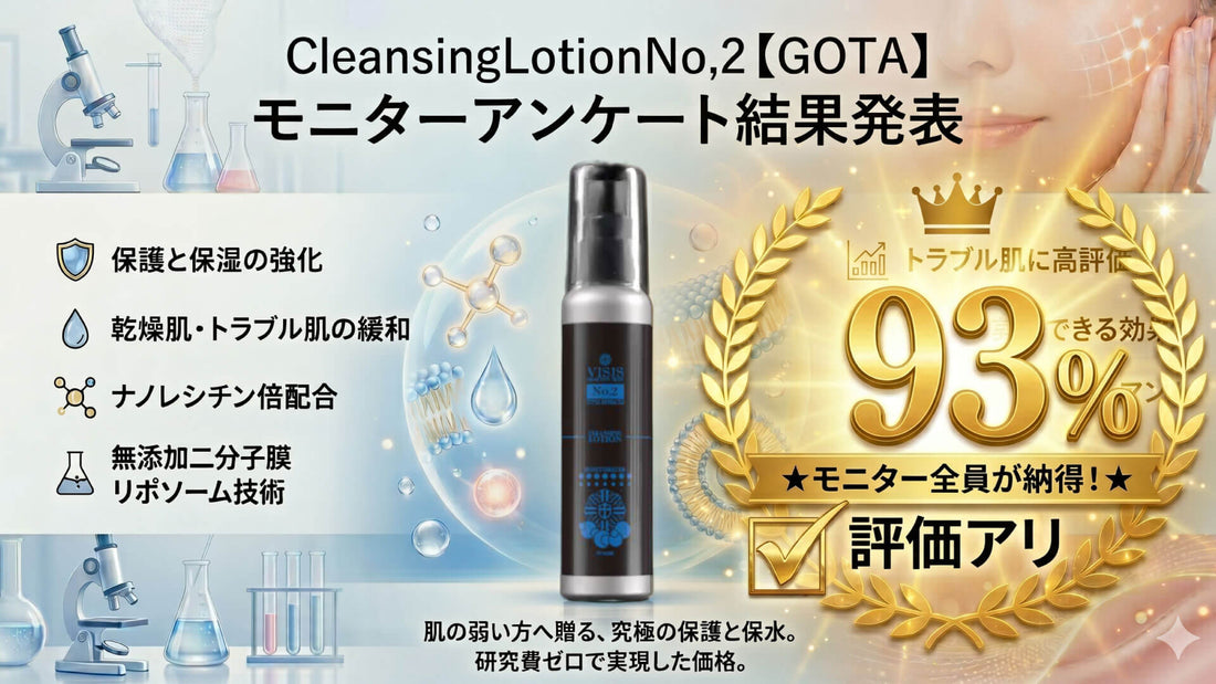 CleansingLotionNo,2【GOTA】モニター調査公開❗