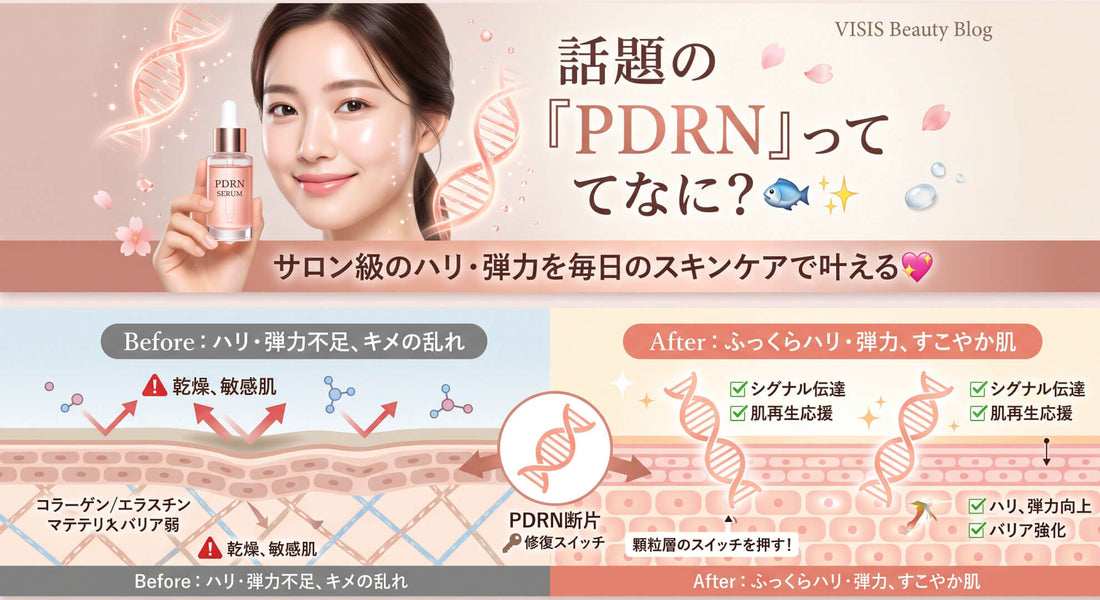 話題のPDRNの効果と、バリア機能の関係❗