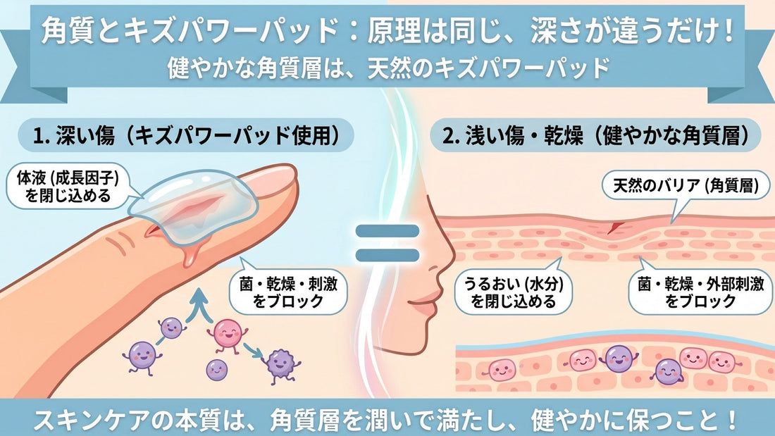 キズパワーパッドから学ぶ肌理論❗
