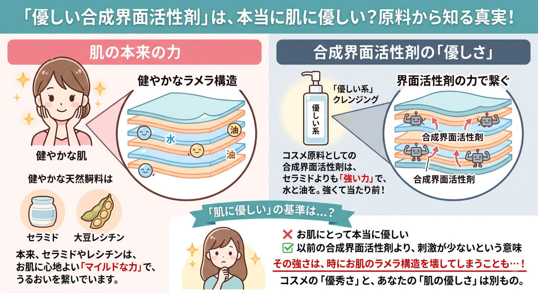 合成界面活性剤悪くない❗そんなはずはない❗